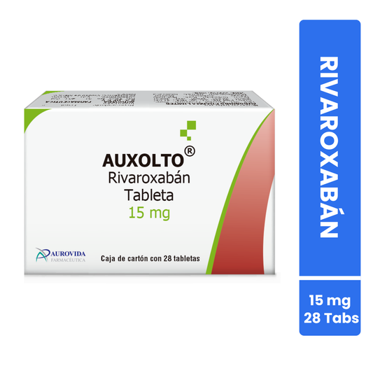 Auxolto Rivaroxaban 15 Mg 28 Tabletas Aurovida