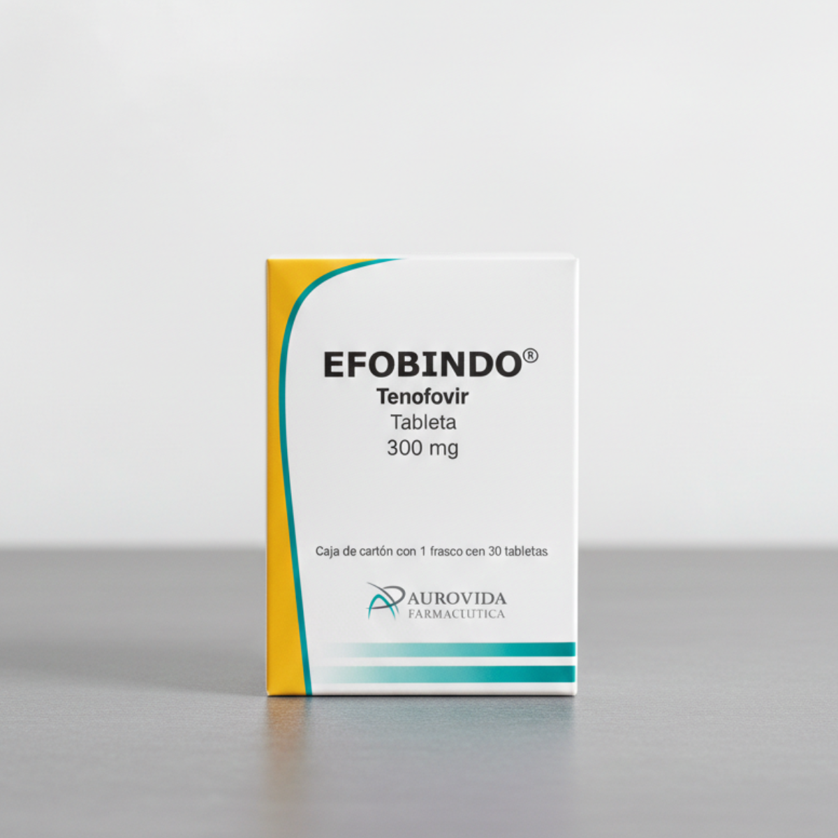Efobindo Tenofovir 300 Mg Frasco Con 30 Tabletas Aurovida