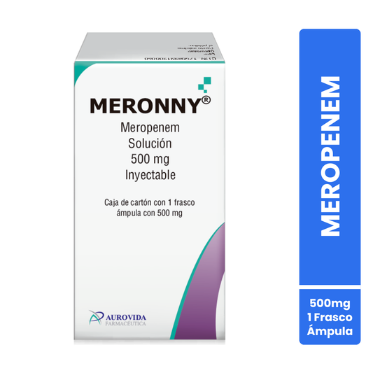Meronny Meropenem 500 Mg Inyectable Aurovida