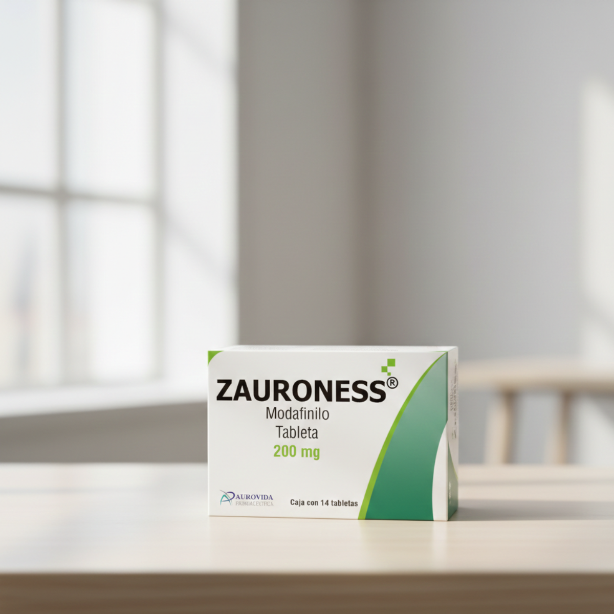 Zauroness Modafilino 200 Mg Caja con 14 Tabletas Aurovida