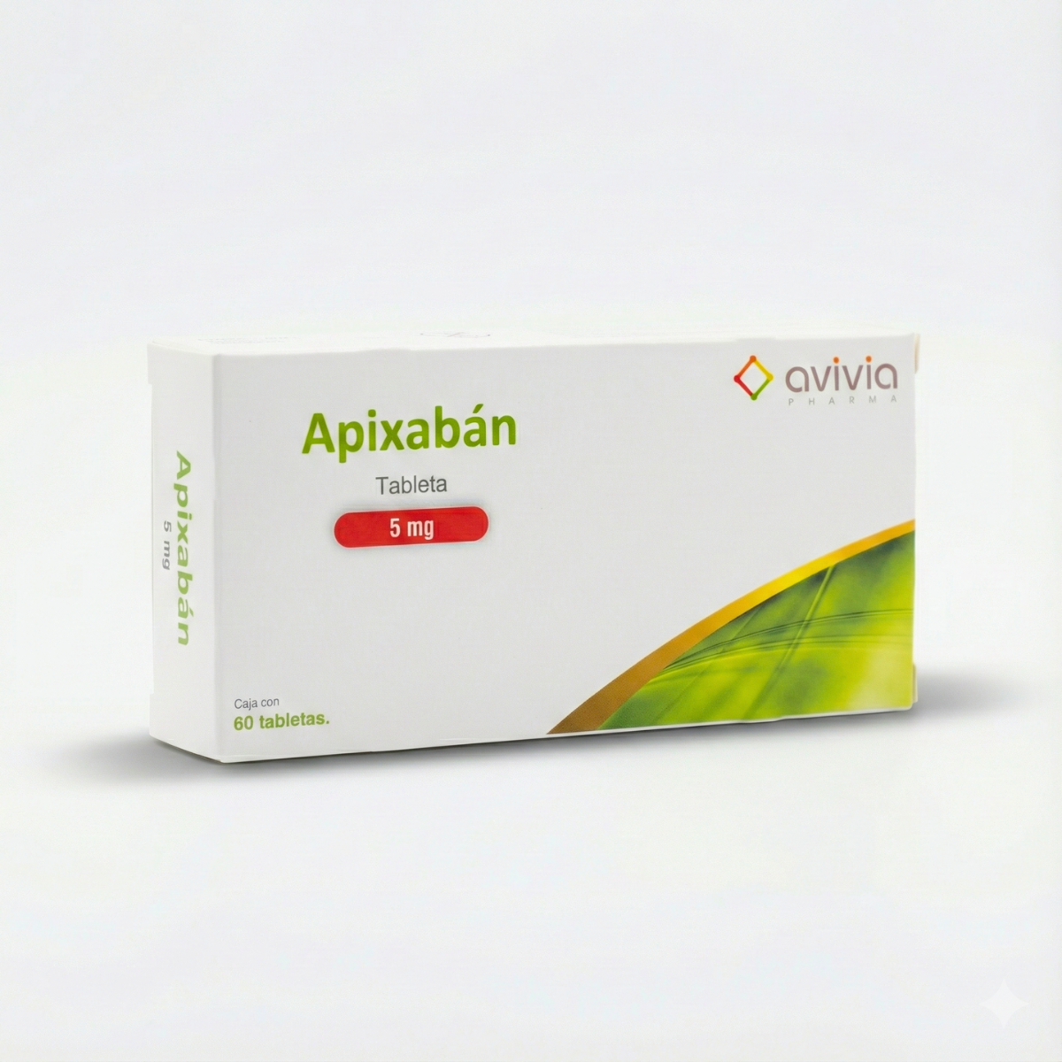 Apixabán 5 Mg Caja con 60 Tabletas Genérico de Elicuis Avivia