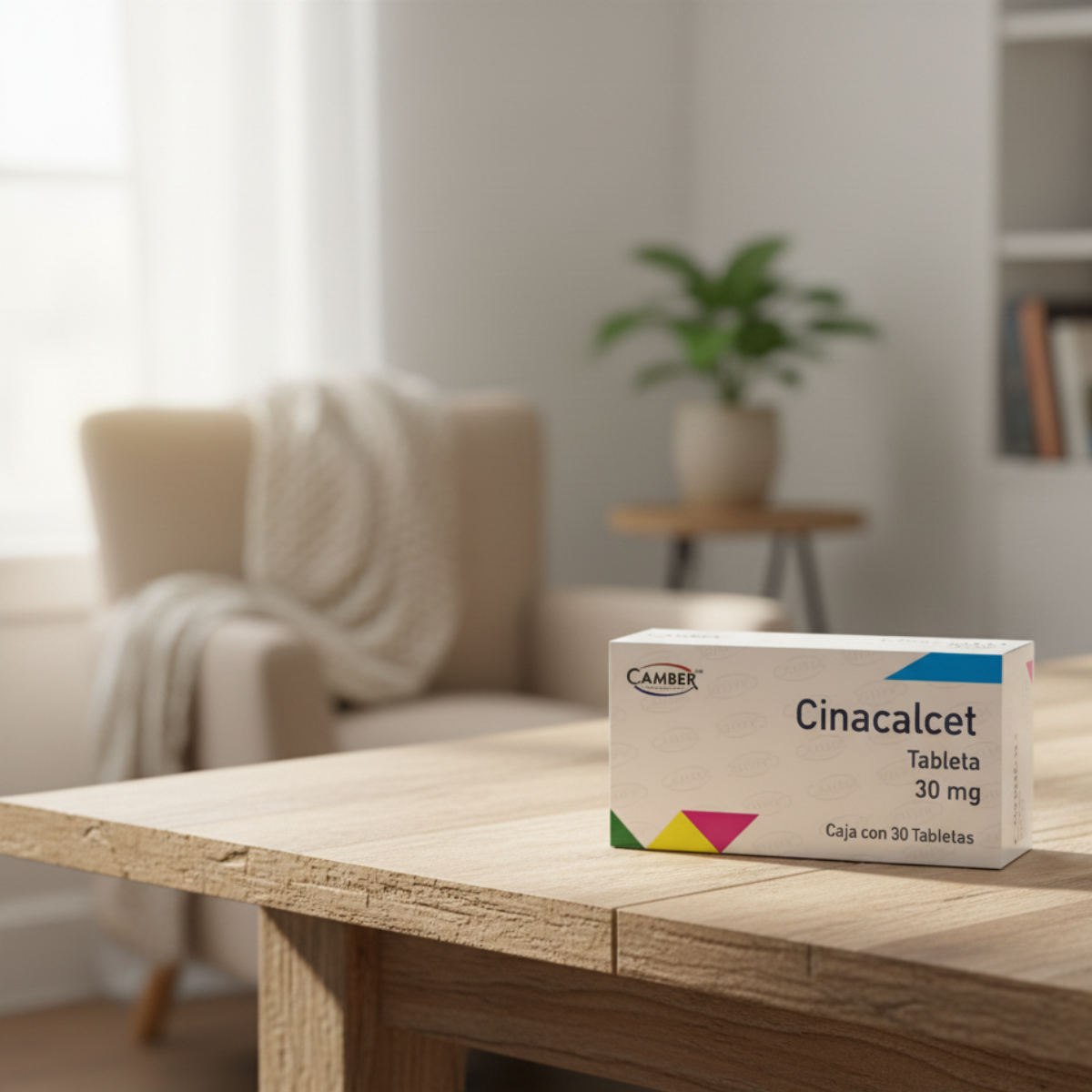 Cinacalcet 30 mg Caja con 30 Tabletas