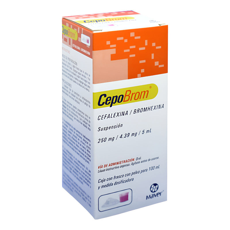 Cepobrom Suspensión 250 Mg / 4.39 Mg / 5 Ml