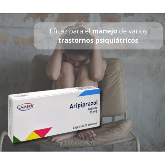 Aripiprazol Caja Con 20 Tabletas De 15 Mg