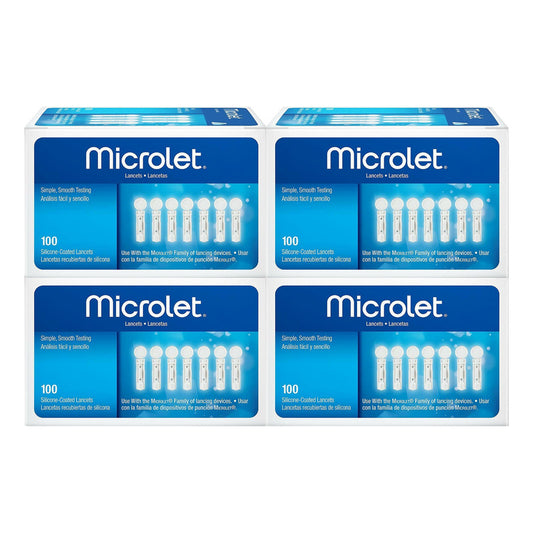 Contour Microlet Lancetas Paquete Con 400 Lancetas