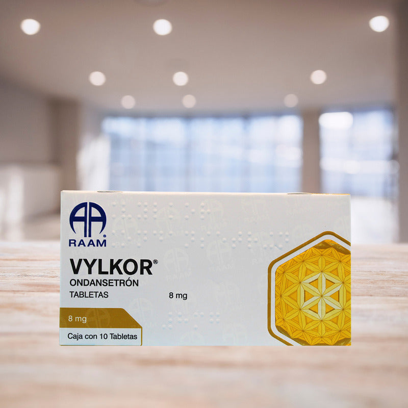 Vylkor Ondansetrón 8 Mg 2 Cajas Con 10 Tabletas C/u Raam