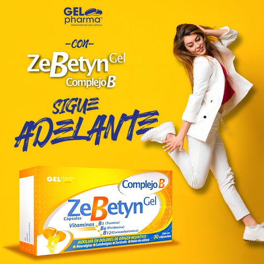 Complejo B Vitaminas B1, B6 Y B12 Caja Con 30 Cáp Gel Pharma Sabor No