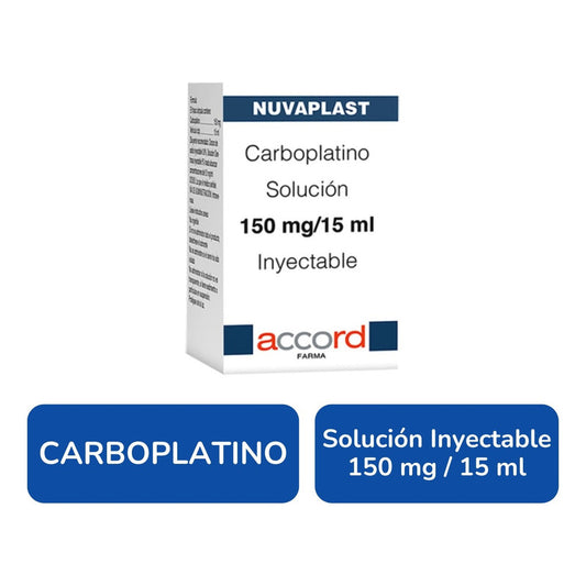 Nuvaplast Carboplatino 150mg / 15ml Inyectable Accord Farma