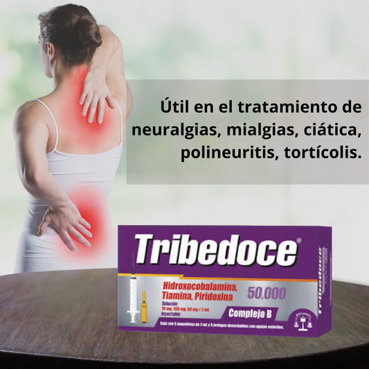 Tribedoce 50,000 Complejo B Bruluart 2 Cajas Con 5 Ampo C/u