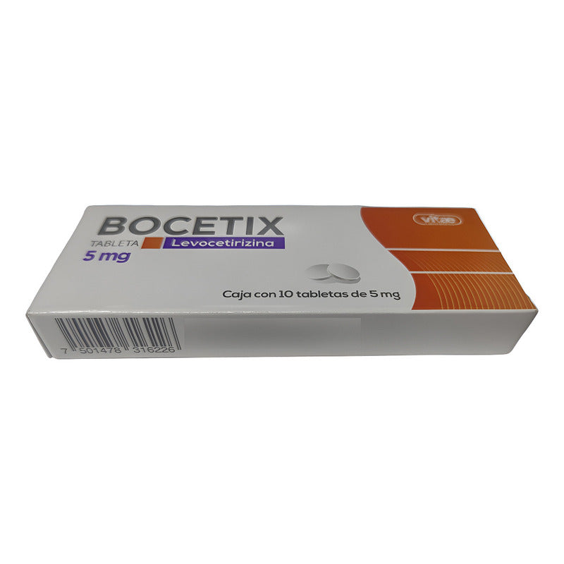 Bocetix Levocetirizina 5mg Con 10 Tabletas