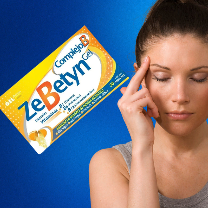 Zebetyn Gel Caja Con 30 Cápsulas Complejo B Gel Pharma No