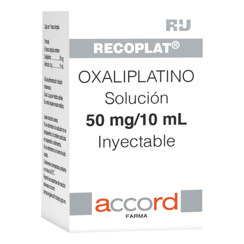 Recoplat Oxilaplatino 50mg / 10ml Inyectable Arccord Farma
