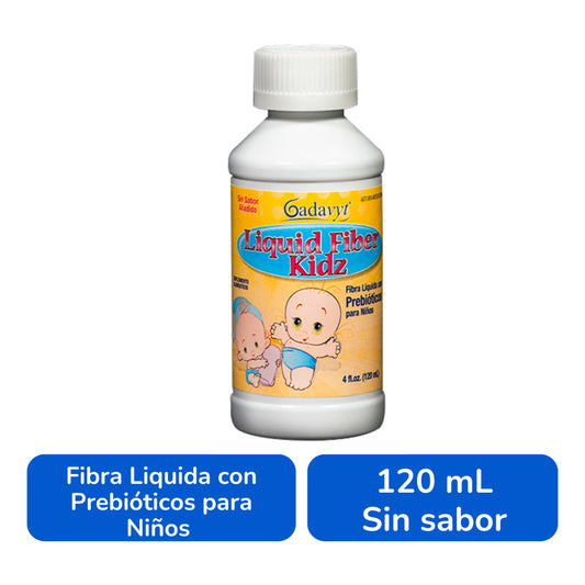 Gadavyt Liquid Fiber Kidz 120 Ml Fibra Liquida Para Niños Sin Sabor