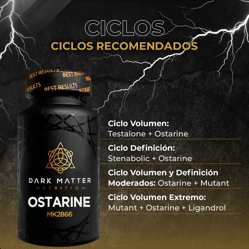 Ostarine 60 Tabletas 10mg 30 Servicios Mk2866 Dark Matter Sin Sabor