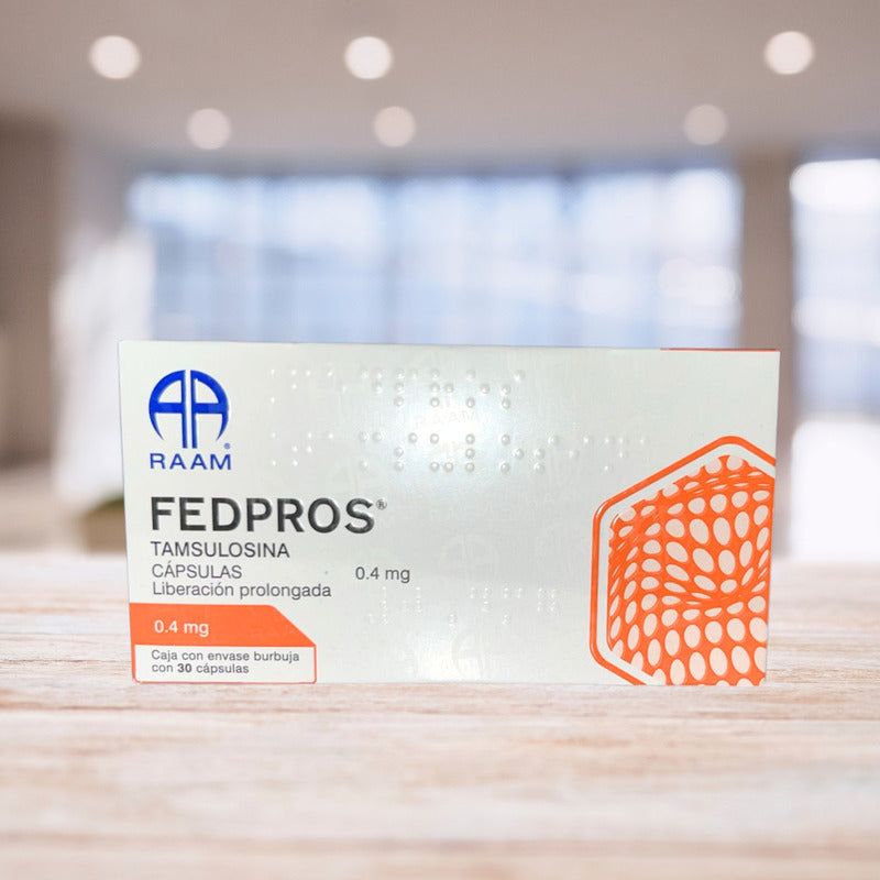 Fedpros Tamsulosina 0.4 Mg Caja Con 30 Cápsulas Raam