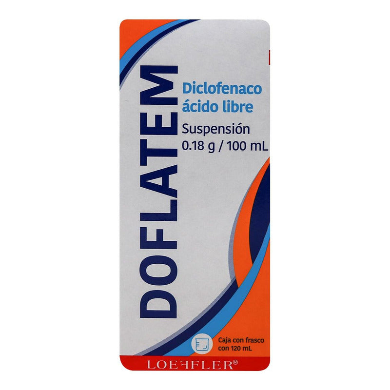 Doflatem Diclofenaco Susp. Fco. 120 Ml. 0.18 G/100 Ml