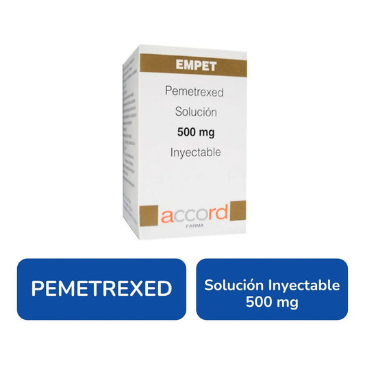Empet Pemetrexed 500 Mg Inyectable Accord Farma