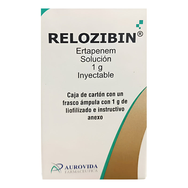 Relozibin Ertapenem 1 G Solución Inyectable Aurovida