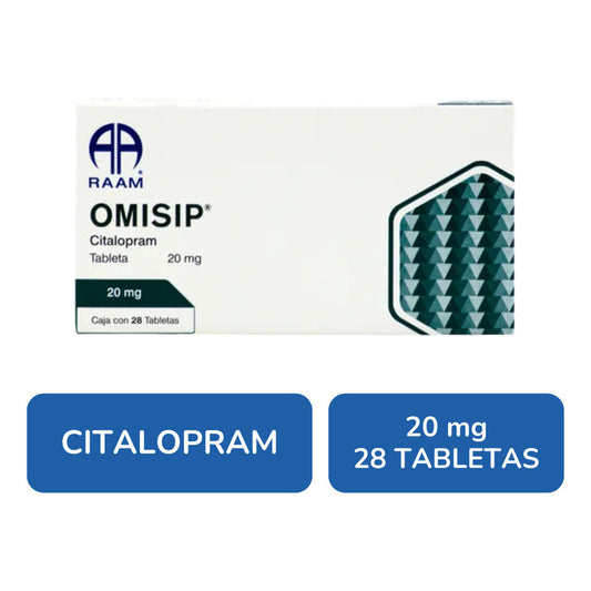 Omisip Citalopram 20 Mg Caja 28 Tabletas Raam