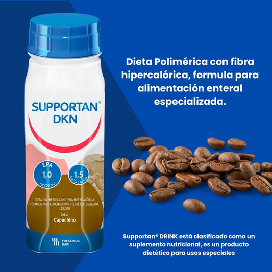 Supportan Dkn Capuchino 12 Botellas De 200 Ml C/u