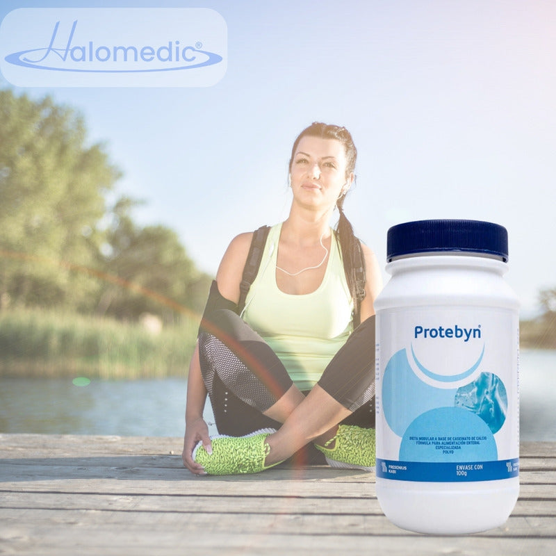 Protebyn Caseinato De Calcio Polvo 12 Botes De 100mg C/u Sin Sabor