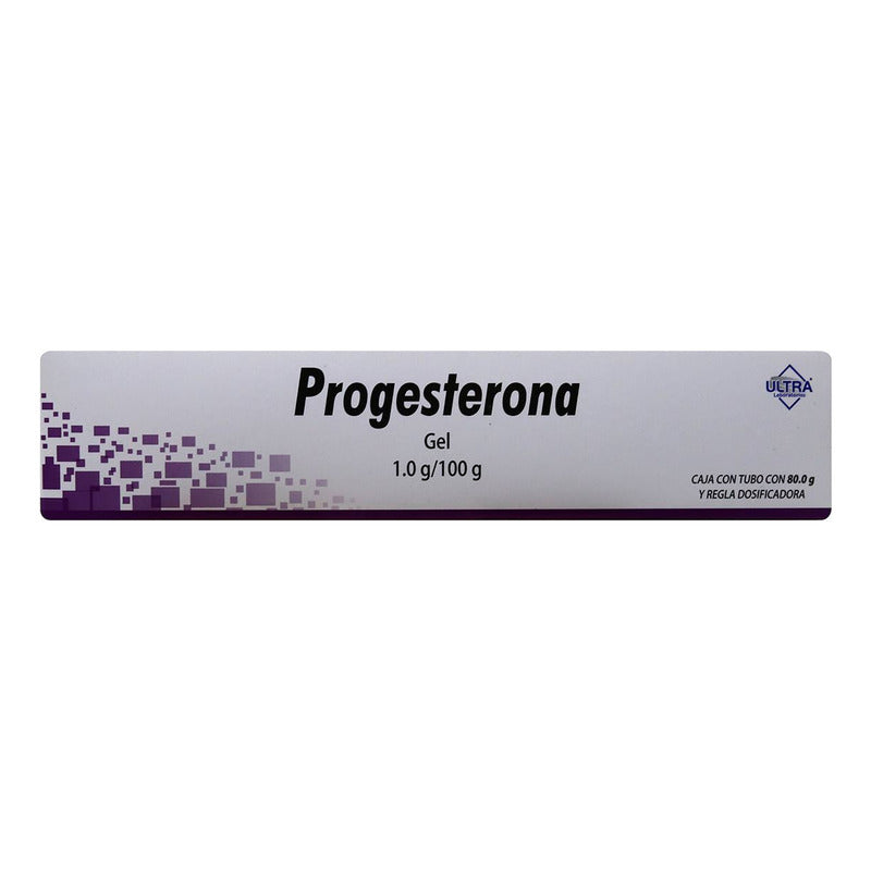 Progesterona Gel 1.0/100g Caja Con Tubo De 80g Ultra