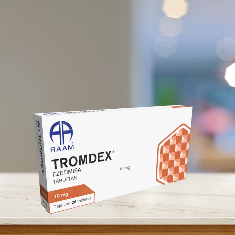 Tromdex Ezetimiba 10 Mg Caja Con 28 Tabletas