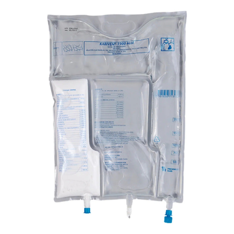 Kabiven Central Fresenius Kabi 1900 Kcal 2053 Ml C/4 Pz Sin Sabor