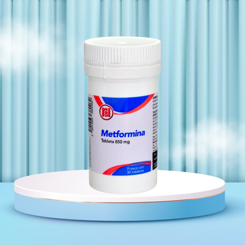 Metformina 850 Mg 4 Frascos 30 Tabletas C/u Randall