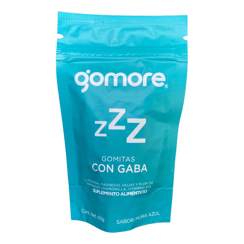 Gomore Gomitas Con Gaba, L-teanina, Magnesio, Naranjo 90 G Sabor Mora Azul