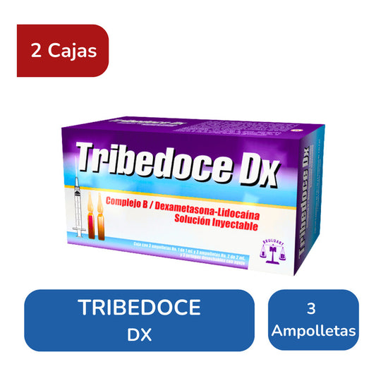 Tribedoce Dx Complejo B Dexametasona 2 Cajas Inyectable
