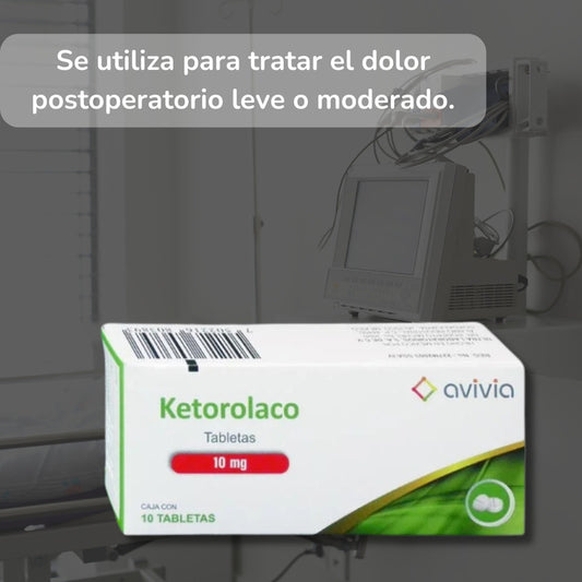 Avivia Ketorolaco 10 Mg, 5 Cajas Con 10 Tabletas C/u