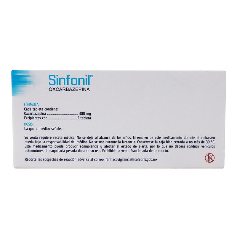 Sinfonil Tabletas 300 Mg, 20 Tabletas