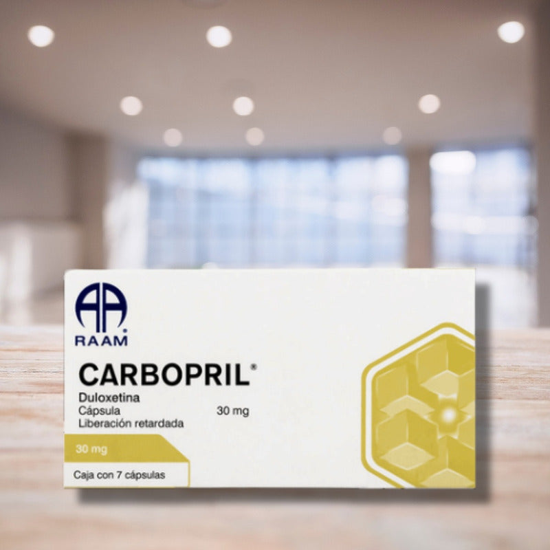Carbopril Duloxetina 30 Mg 6 Cajas 7 Capsulas C/u Raam