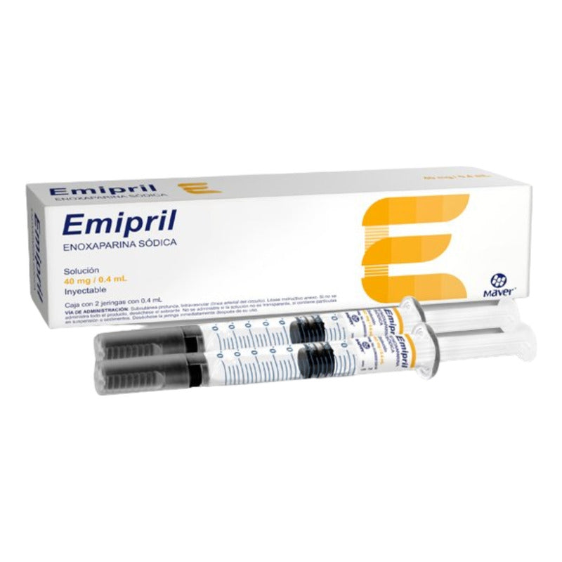 Emipril Enoxaparina Sódica 40 Mg / 0.4 Ml Solución