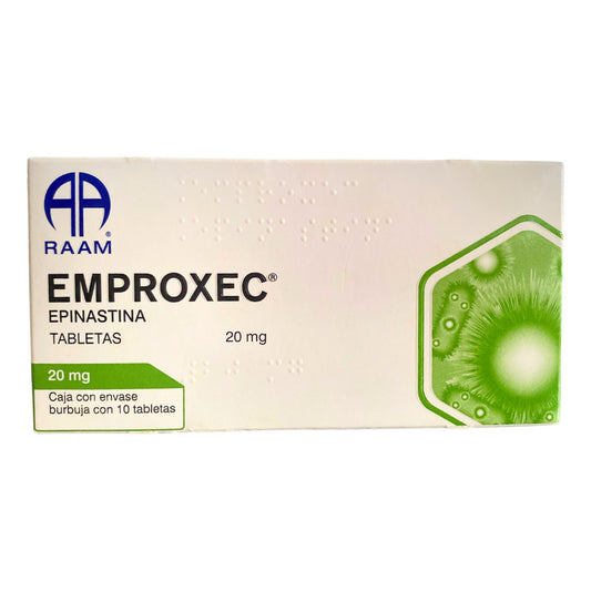 Emproxec Epinastina 20 Mg Caja Con 10 Tabletas Raam