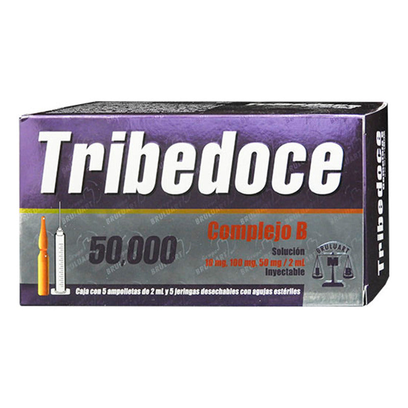 Tribedoce 50000 Solución Inyectable, 5 Ampolletas 2 Ml