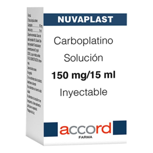 Nuvaplast Carboplatino 150mg / 15ml Inyectable Accord Farma