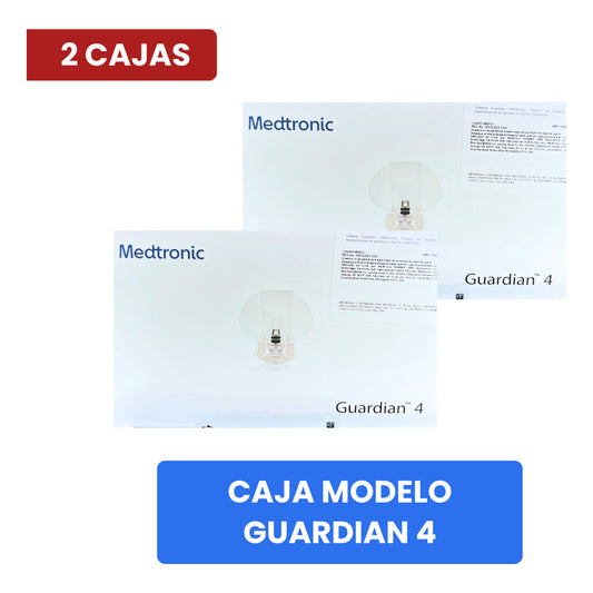 Sensores Guardian 4 System 2 Cajas Con 5 Sensores Medtronic Blanco