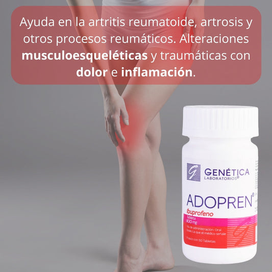 Adopren, Ibuprofeno 800 Mg 50 Tabletas