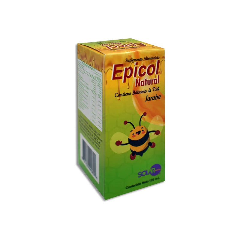 Epicol Natural Bálsamo De Tolú Con 240 Ml Solar Medical Sin Sabor