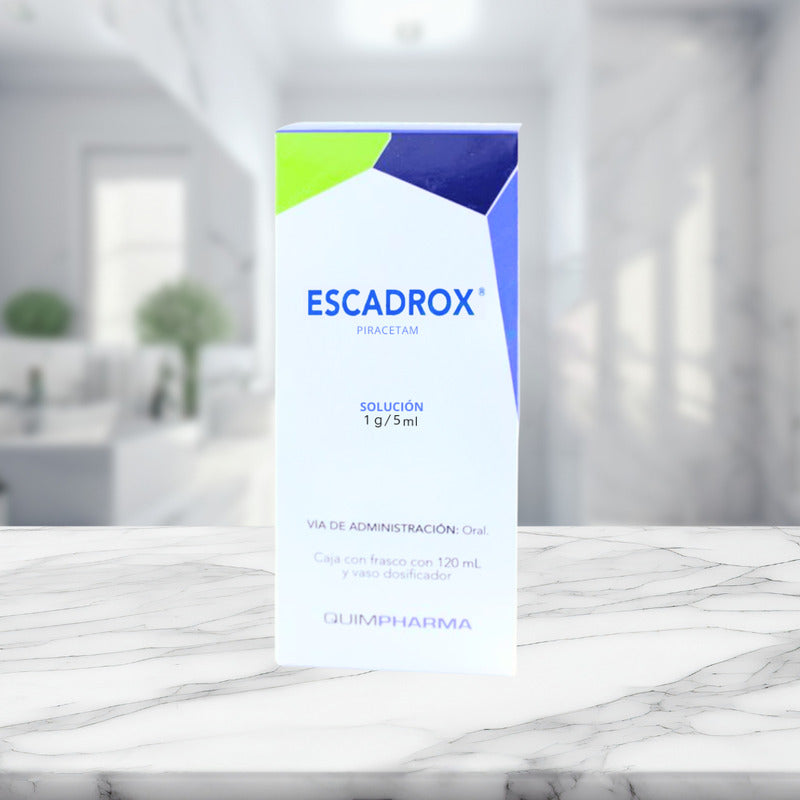 Escadrox Piracetam 1 G / 5 Ml Solución 3 Frascos De 120 Ml