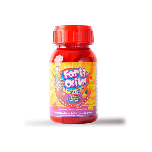 Forti Ositos Gomitas 242 G Fresa/piña Suplemento  Natutech Fresa Y Piña