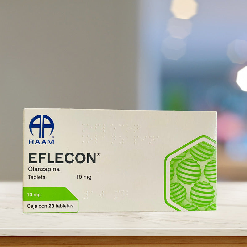 Eflecon Olanzapina 10 Mg 6 Cajas Con 28 Tabletas C/u Raam