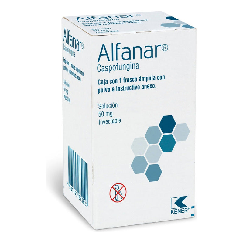 Kener Alfanar Caspofungina 1 Ampula Polvo Solucion 50mg Iny