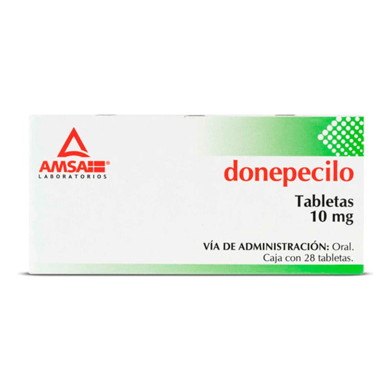 Donepecilo Amsa 10 Mg Caja Con 28 Tabletas