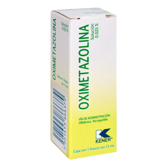 Solución Oftálmica Oximetazolina Lubyox Gotero 15ml Kener