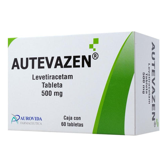 Autevazen Levetiracetam Caja Con 60 Tabs. 500 Mg Aurovida
