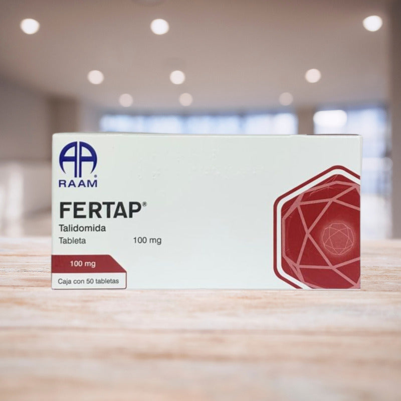 Fertap Talidomida 100 Mg Caja Con 50 Tabletas Raam