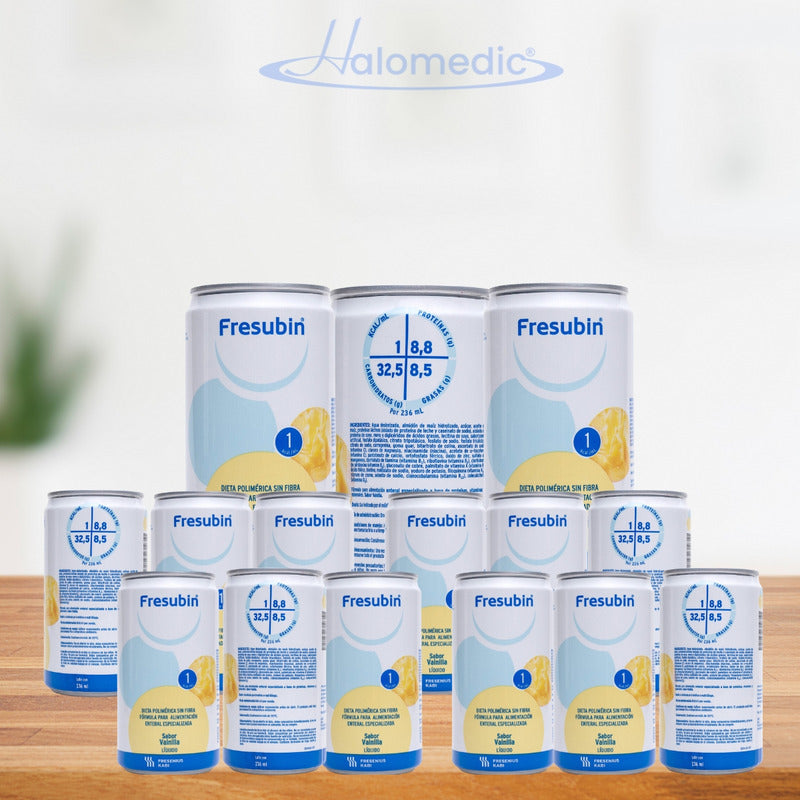 Fresubin Sin Fibra Vainilla 1 Kcal 15 Latas Con 236 Ml C/u Vainilla